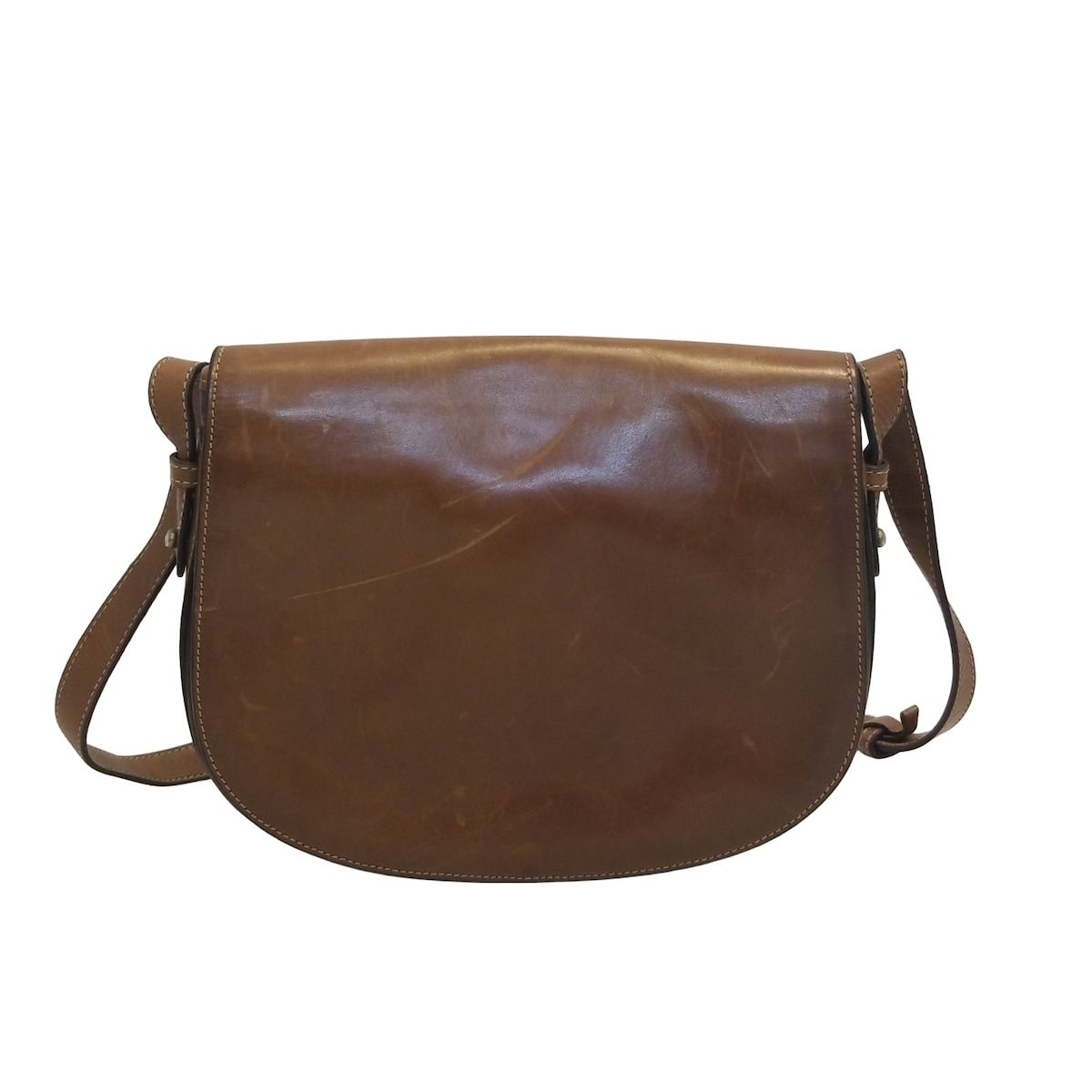 BALLY(バリー) ショルダーバッグ - 黒×ブラウン レザー - メルカリ