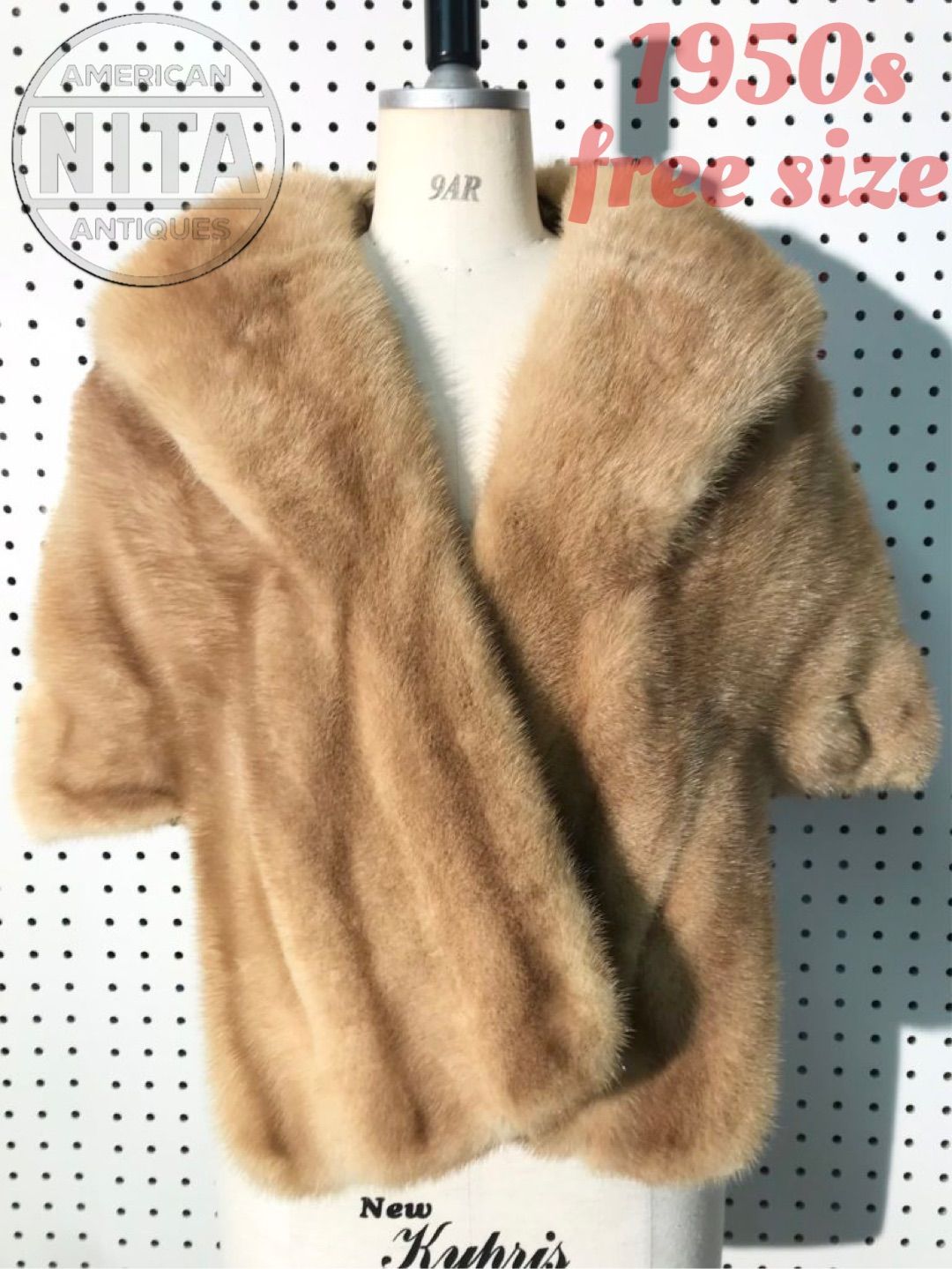 ヴィンテージミンクファーケープ