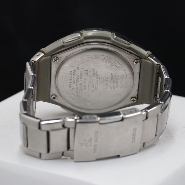 美品.カシオ電波ソーラー2点セット.5161WVA-M640他 Amazon.co.jp: [カシオ]CASIO チタン電波ソーラー腕時計 通販