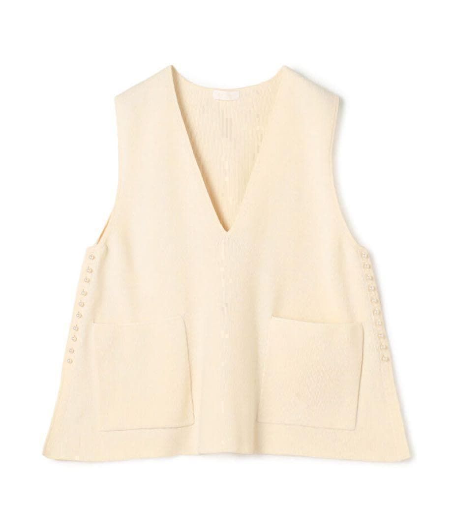 Ballsey トゥモローランド 定価2.8万 パールコンビVネックベスト S