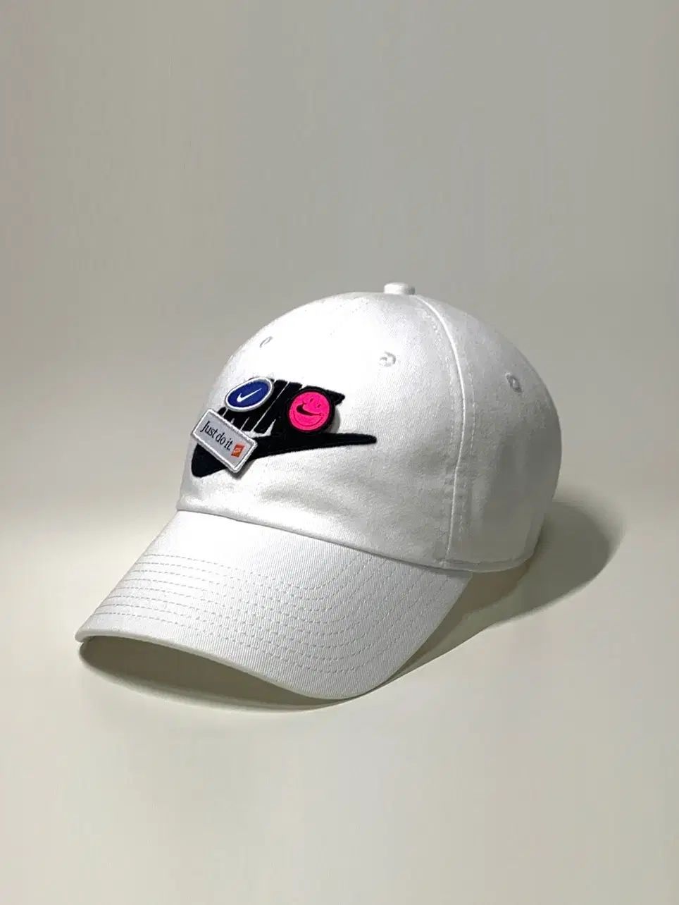 NIKE NIKE ナイキ ヘリテイジ 86 スーパー ホワイト ベルクロ ワッペン ボールキャップ 帽子 運動