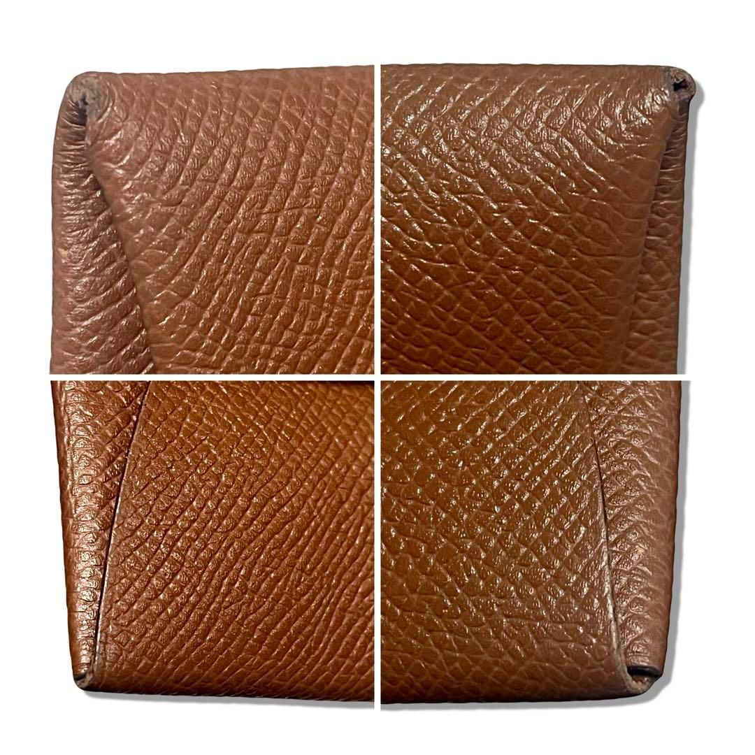正規品 HERMES エルメス バスティア コインケース ブラウン ユニ  