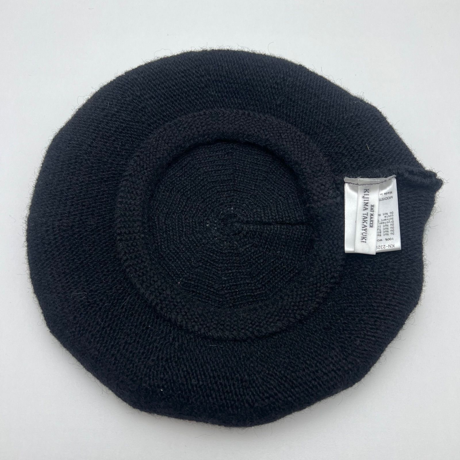 KIJIMA TAKAYUKI CASHMERE KNITBERET ベレー帽 KIJIMA TAKAYUKI