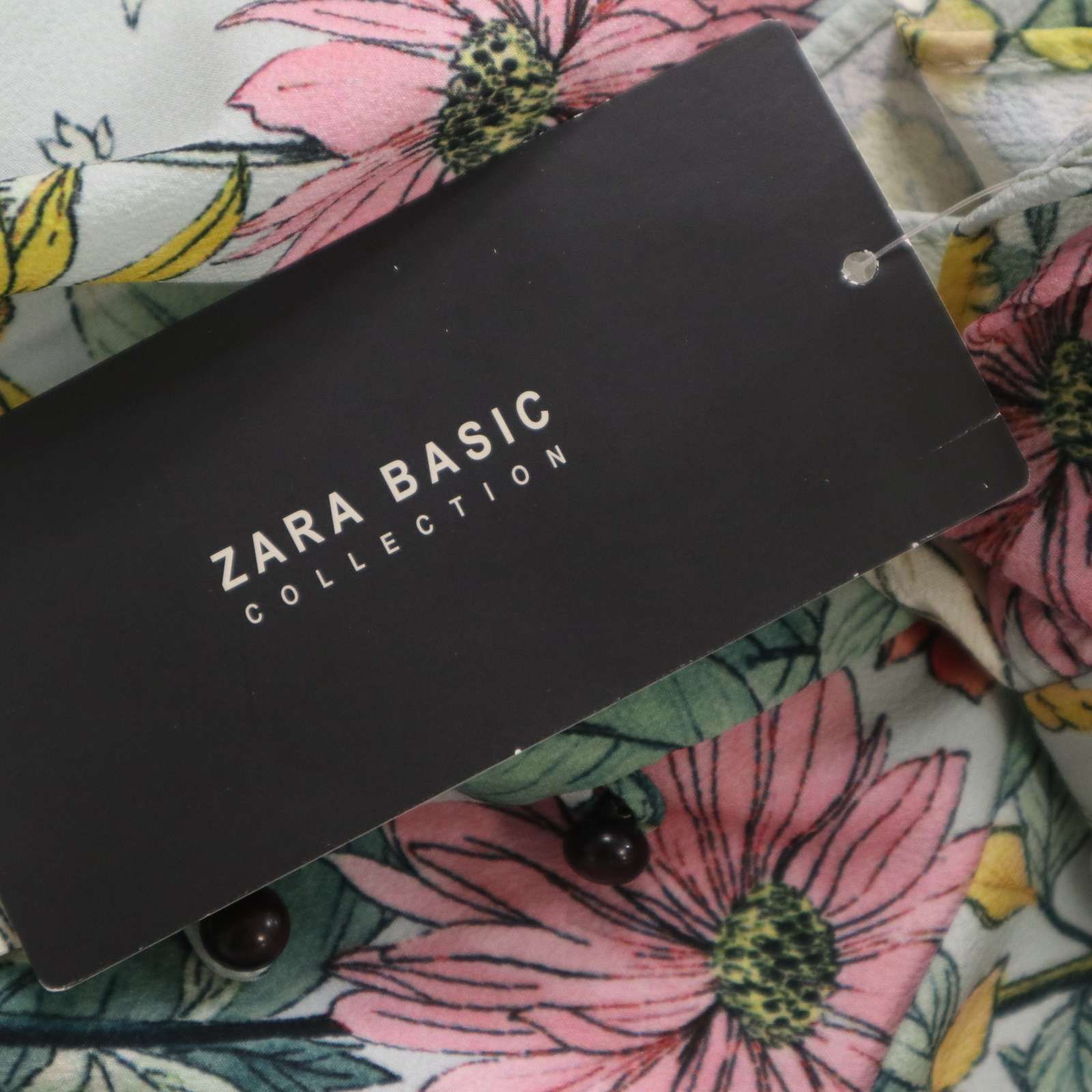 1227 ZARA ザラ 長袖 ブラウス 花柄 フラワー 総柄 S 1227 ZARA ザラ 長袖 ブラウス 花柄 フラワー 総柄 S