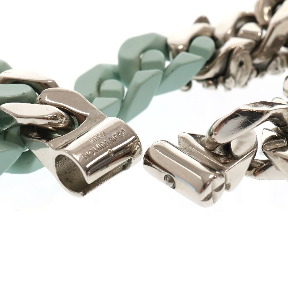 LOUIS VUITTON (ルイヴィトン) LV スカルプチャー ブラスレ チェーン