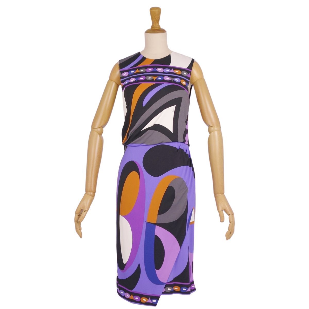 EMILIO PUCCI ノースリーブひざ丈ワンピース EMILIO PUCCI（ひざ丈