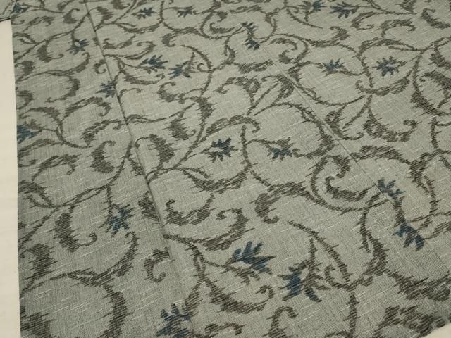 平和屋着物＊夏物 小紋 紗 花唐草文 AAAZ4737jd - メルカリ