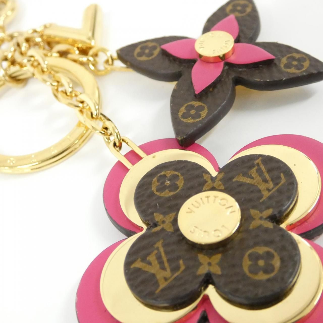 ルイヴィトン キーホルダー ブルーミングフラワー LOUIS VUITTON
