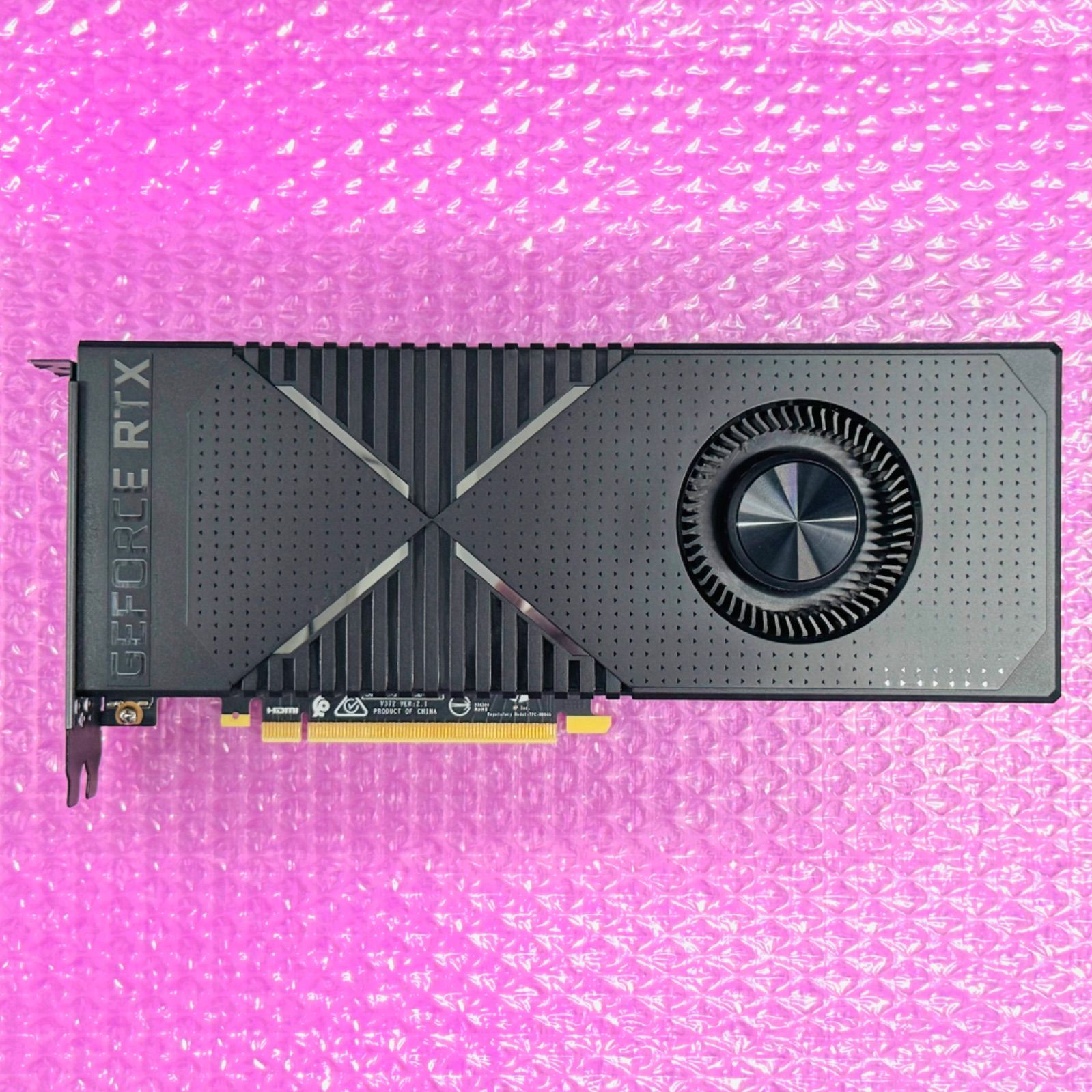 高性能GPU Nvidia純正 Geforce RTX 2080 Super GDDR6 8GB ゲーミンググラフィックボード FFXVベンチマーク完走 動作 済み 保証あり