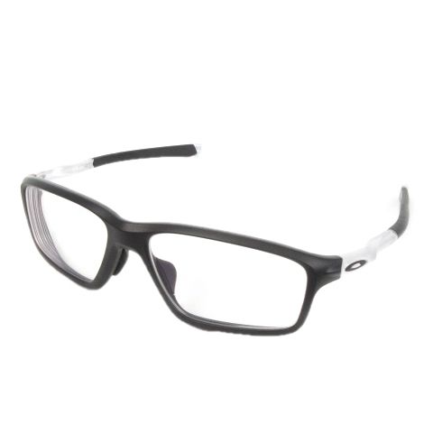 オークリー OAKLEY CROSSLINK ZERO 眼鏡 メガネ アイウェア 度入り セルフレーム ナロー ケース付き ロゴ スポーツ 58□16 138 黒 ブラック OX8080-0358 |MN9 GY17