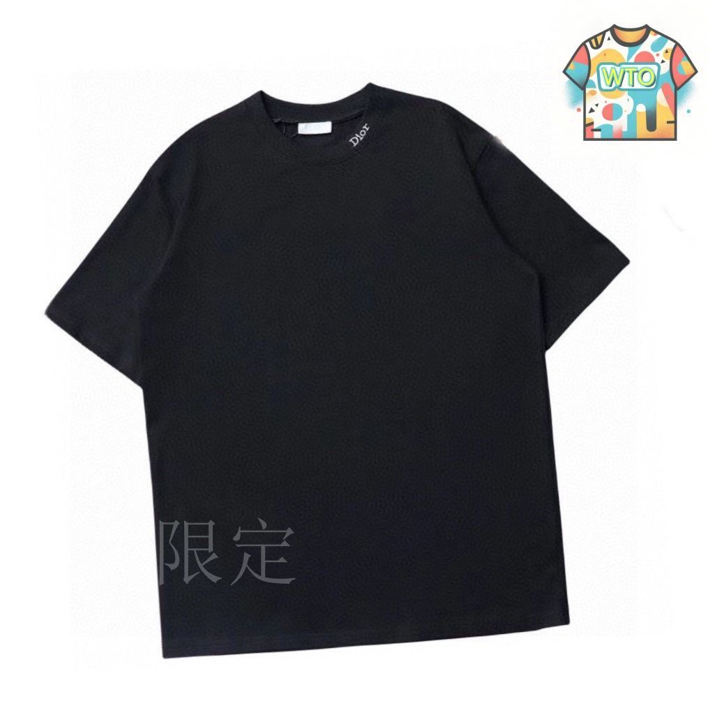 今日特価】Dior 夏新作 ロゴ刺繍丸首 T - メルカリ