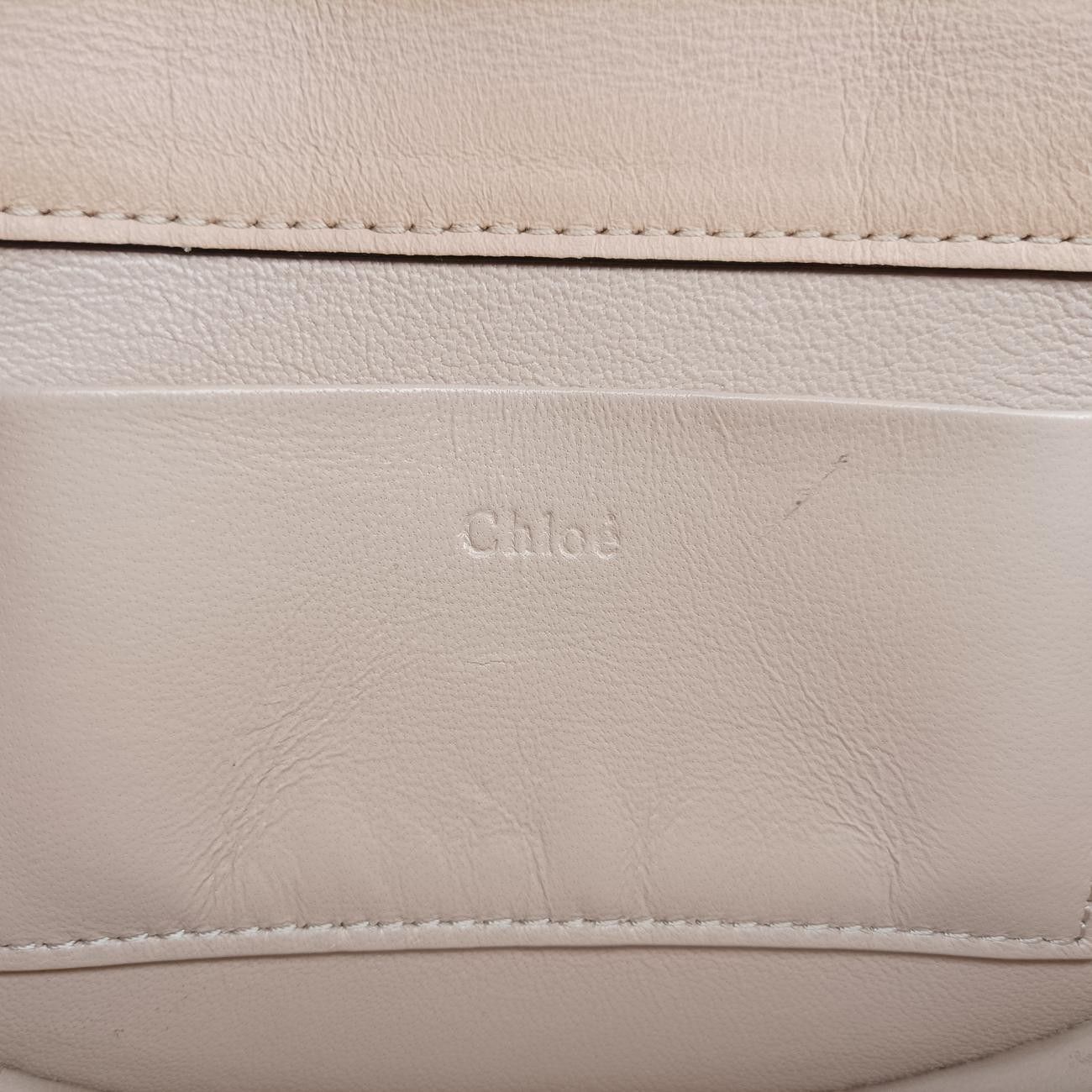 クロエChloeナイル ミノディエールベージュレザー01-19-99-65