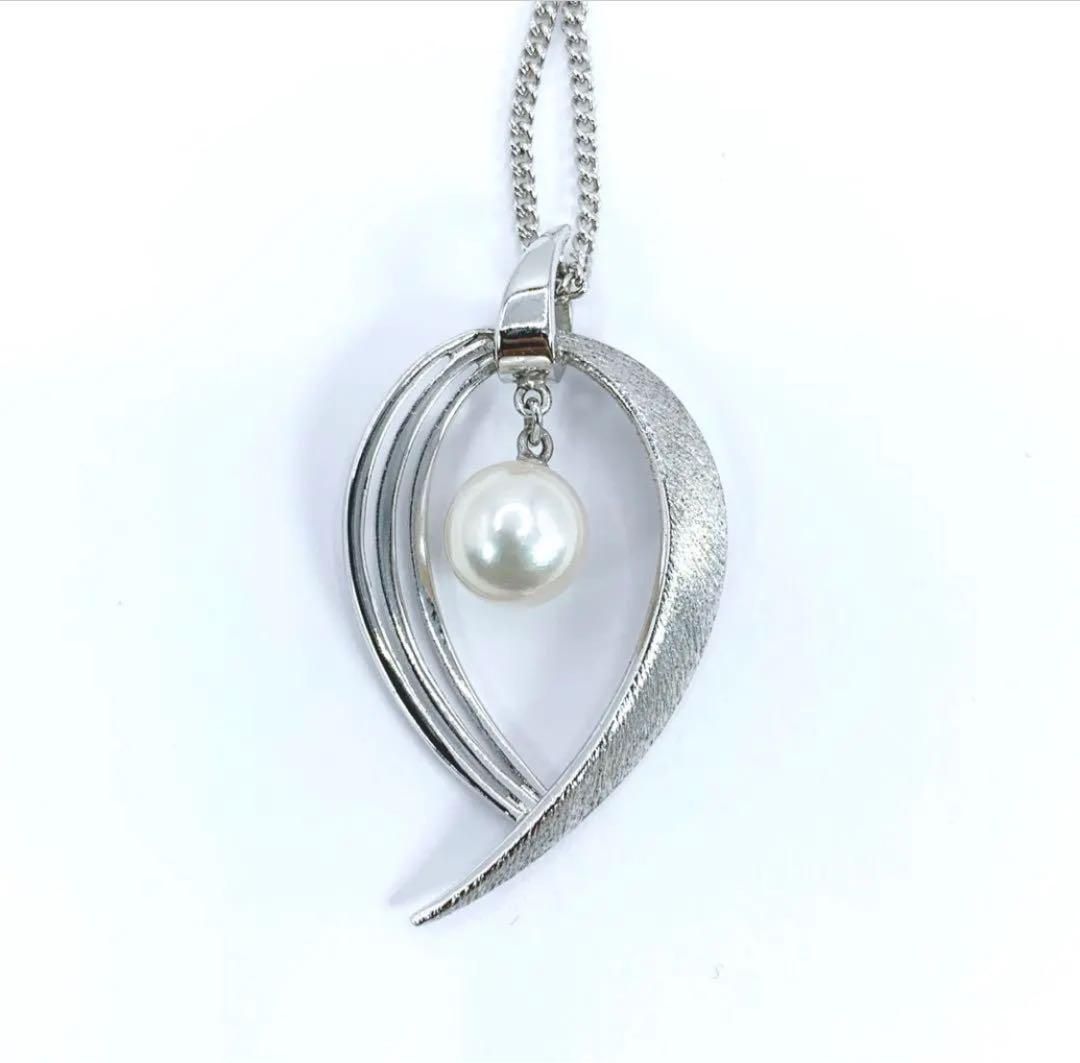 MIKIMOTO　ミキモト　シルバー　デザインネックレス　ネックレス　1粒 MIKIMOTO ミキモト シルバー デザインネックレス ネックレス 1粒