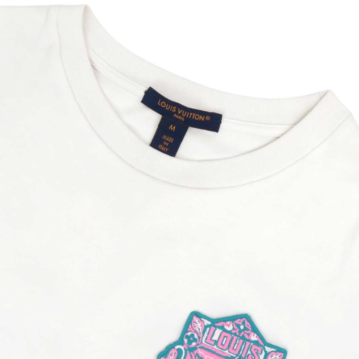 ルイヴィトン パロット パッチ Tシャツ 1AHITD レディース