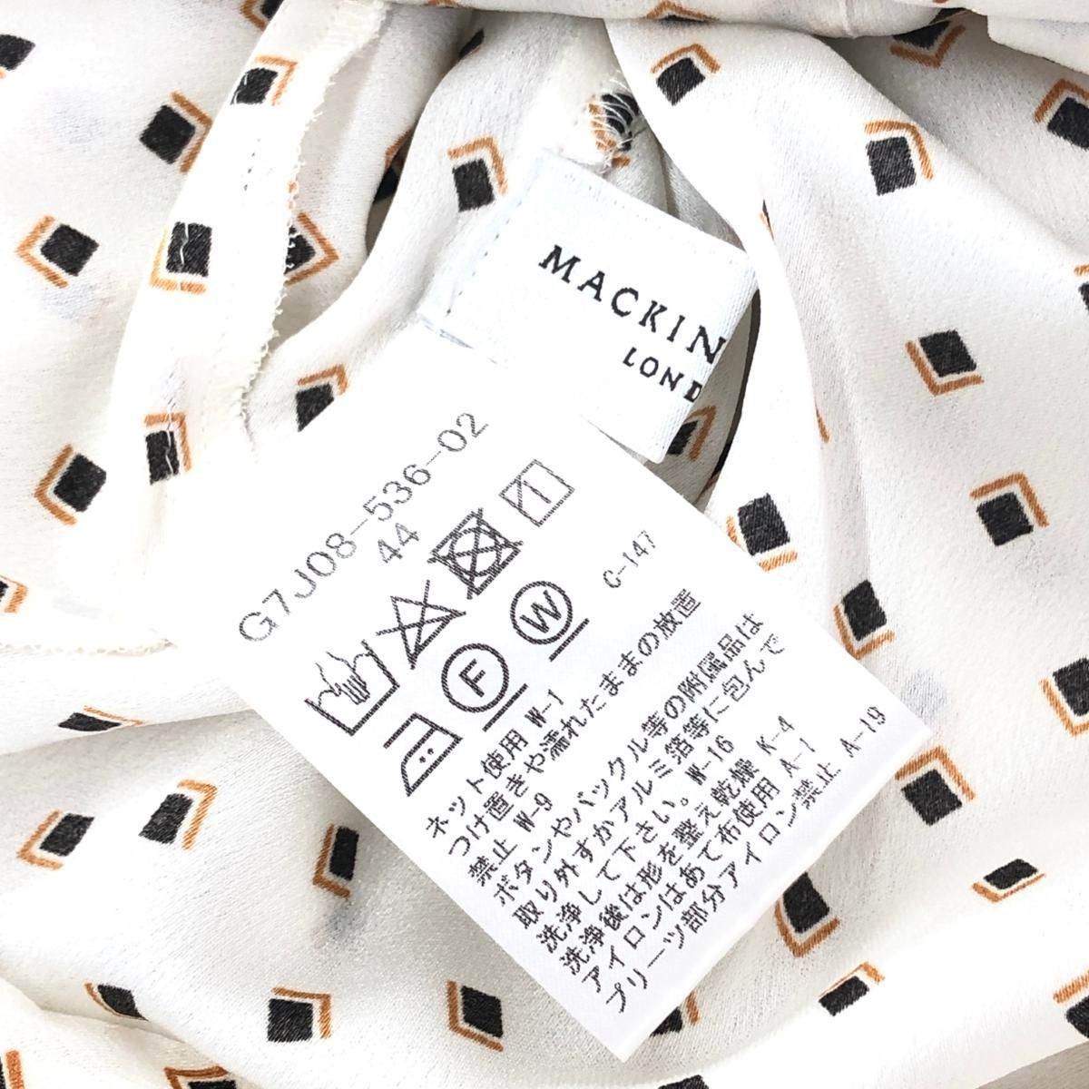 MACKINTOSH LONDON マッキントッシュロンドン 半袖 総柄 ピンタック  