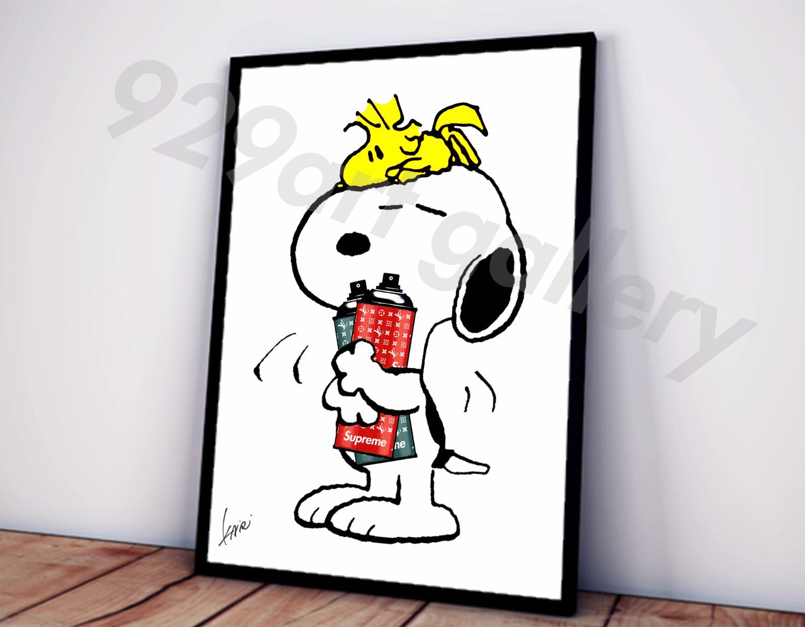 ルイビトン ×スヌーピー ポスター お値下‼️新品ルイビトン
