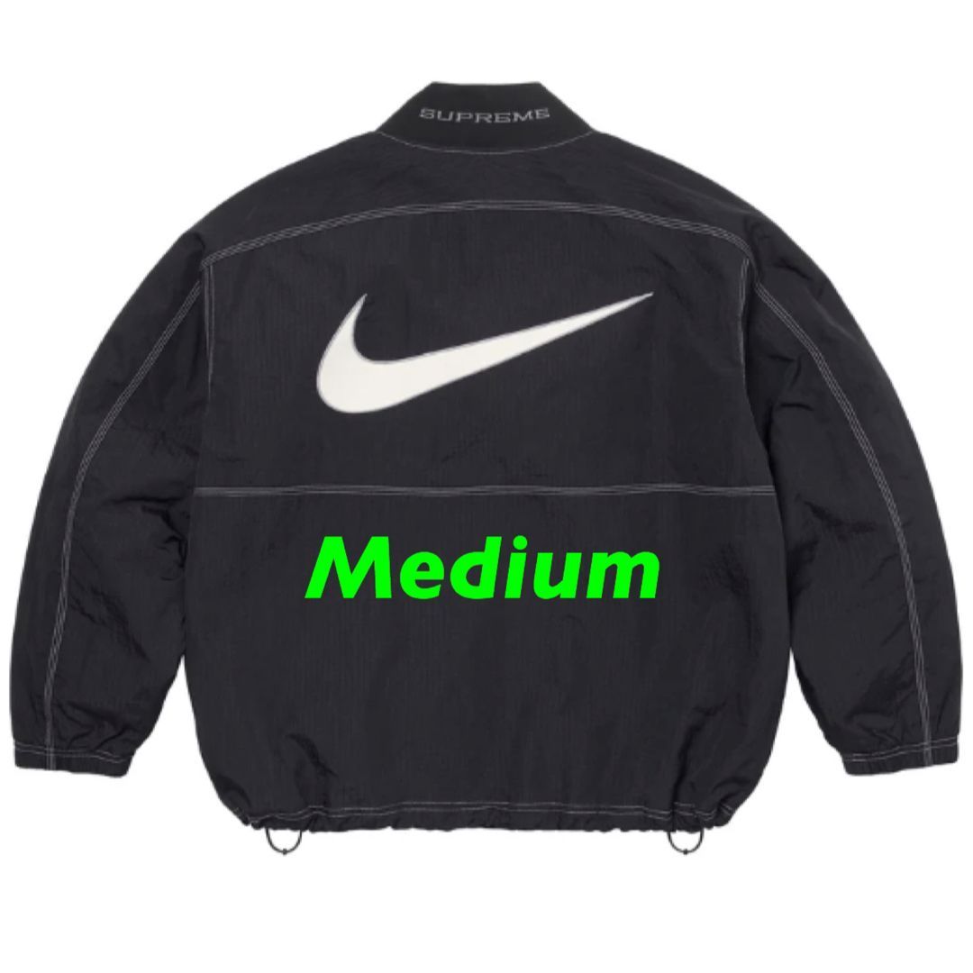 Supreme/Nike Ripstop Pullover Black