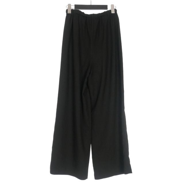 ENFOLD エンフォルド ウール100% 細見えワイドパンツ 黒 36 美品 ENFOLD エンフォルド ワイドパンツ ブラック 近年モデル 36