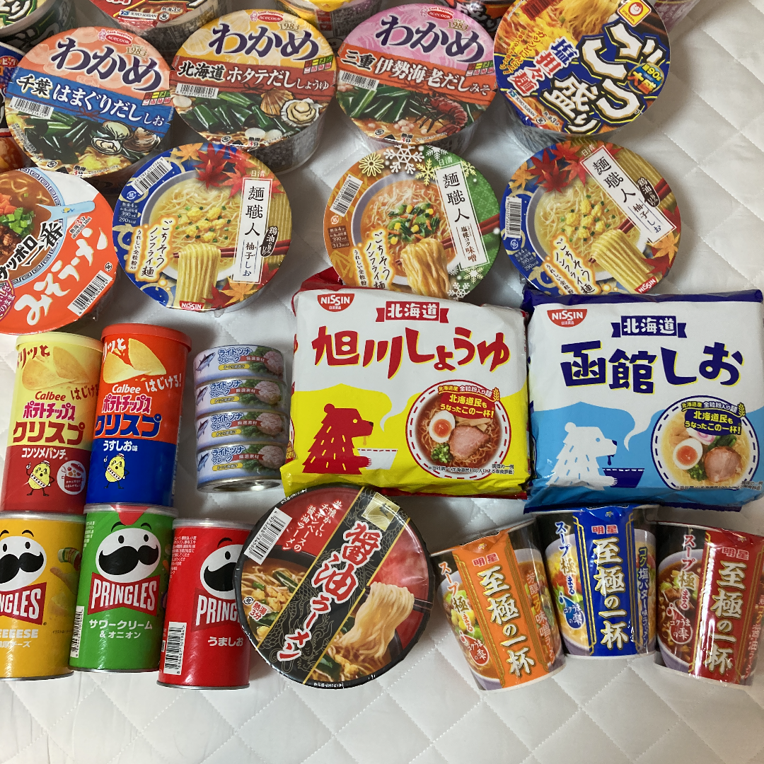 食品詰め合わせ 早い者勝ち カップラーメン 焼きそば お菓子 - その他