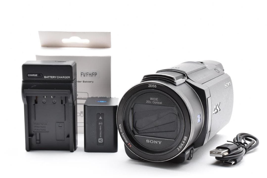 549 SONY ソニー FDR-AX60 4K ブラック デジタル ビデオカメラ ハンディカム