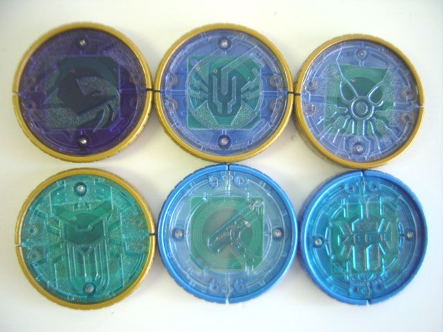 ♯Hie07PI仮面ライダーオーズ000オーメダル4レア入11種 バトスピ