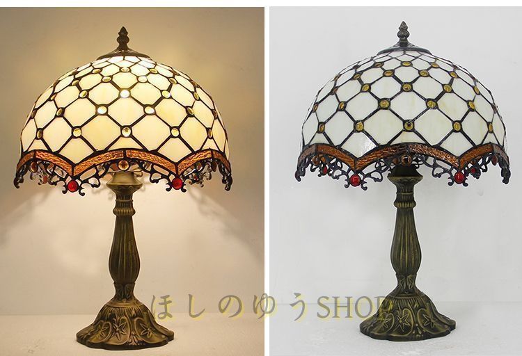 芸術品LEDテーブルランプ ステンドグラス