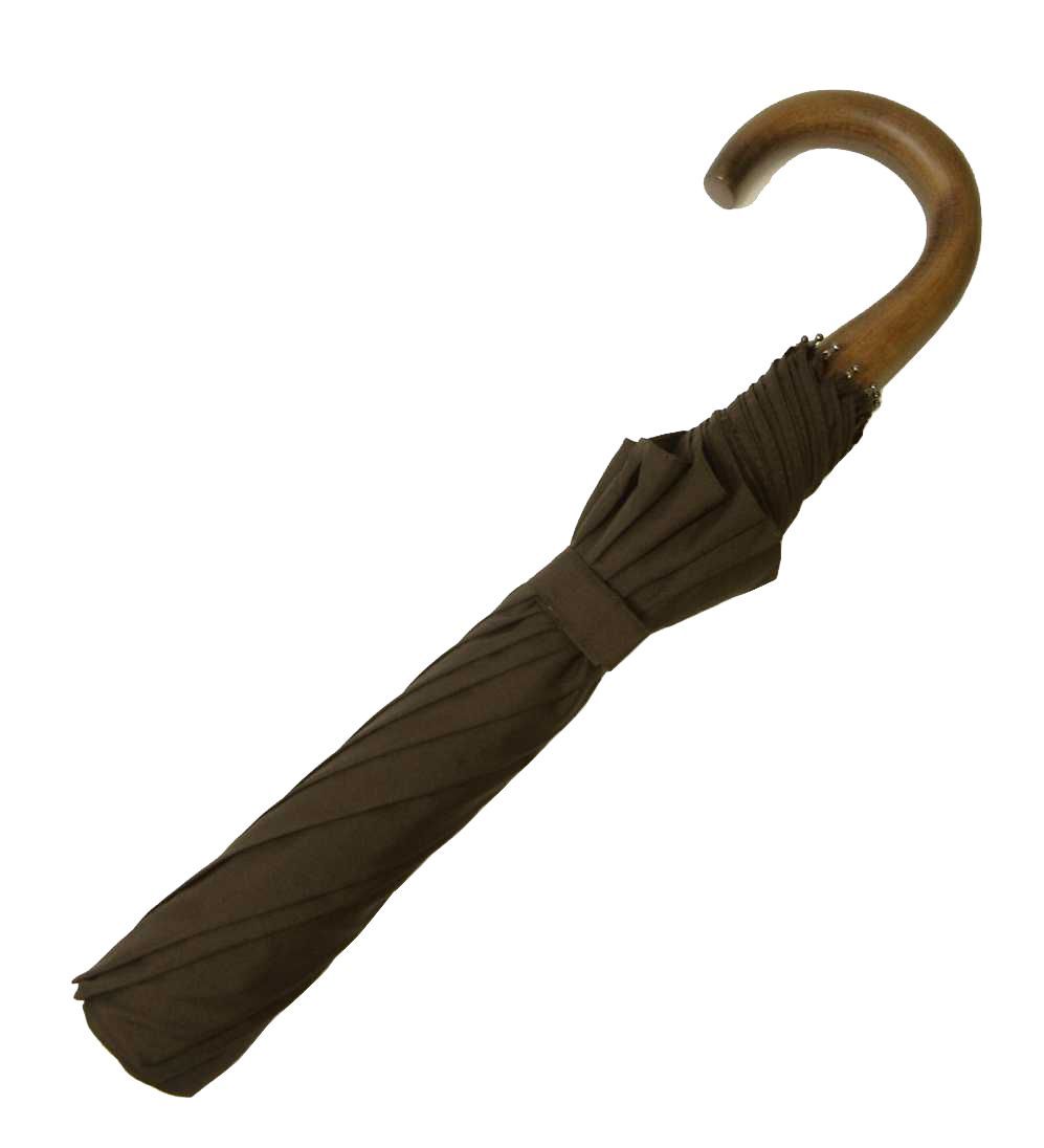 フォックスアンブレラズ FOX UMBRELLAS 傘 折り畳み ブラウン ◆ ◆ メンズ TEL1 フォックスアンブレラ Maple Crook Style 10本骨 FX-111
