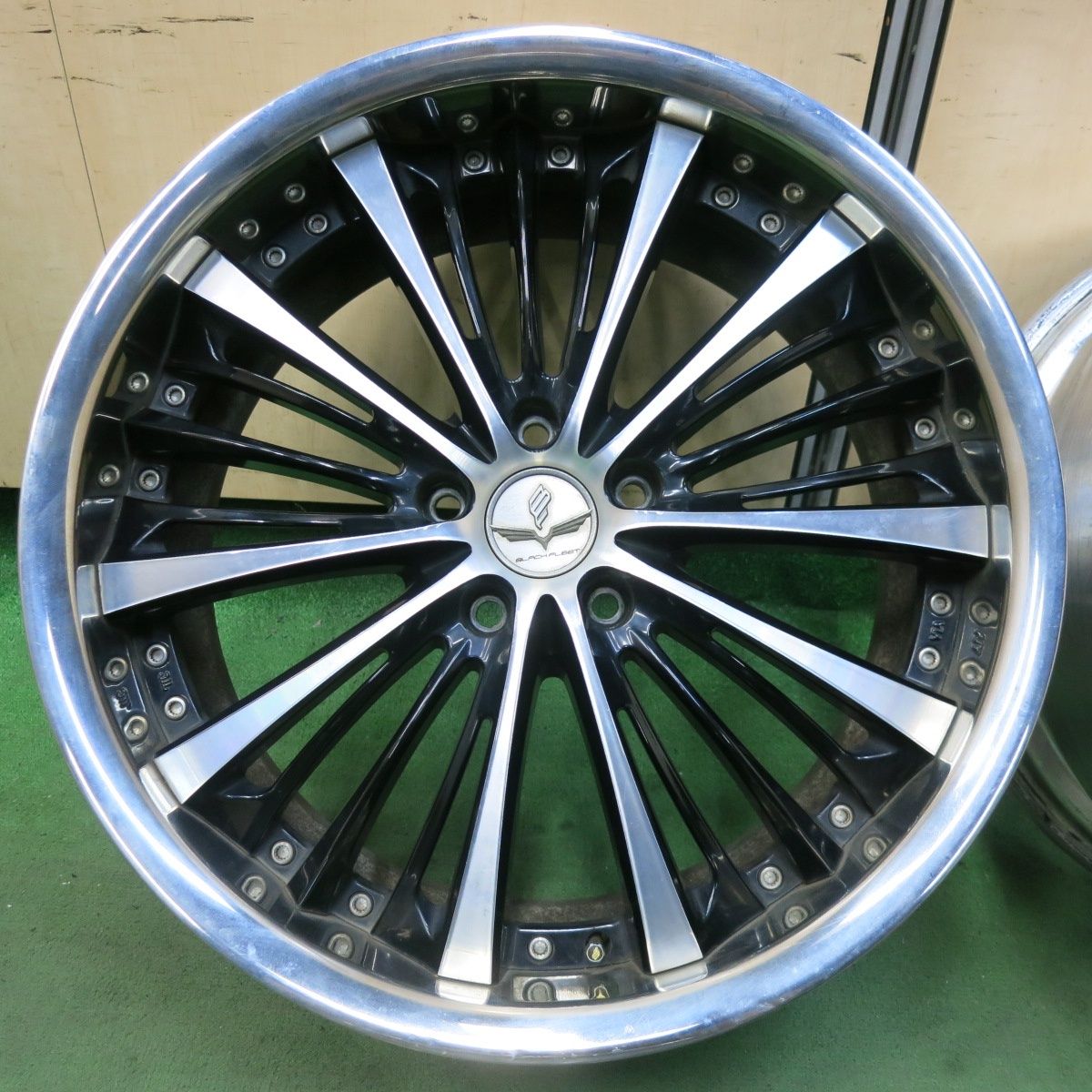 送料無料] 4本価格☆RAYS Black Fleet V350 20インチ ホイール レイズ