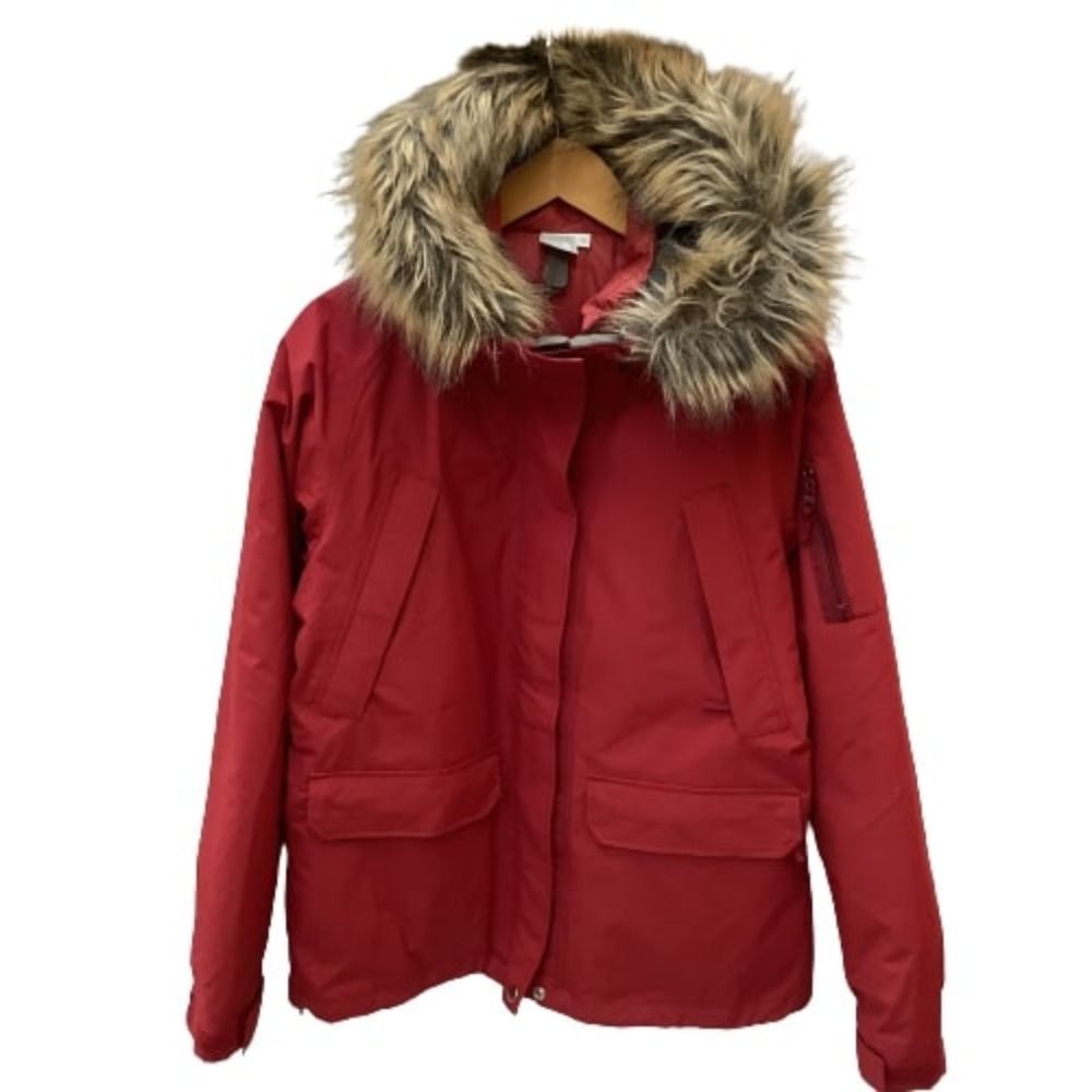 ♪♪THE NORTH FACE ザノースフェイス レディース ３wayジャケット SIZE XL NPW61740 レッド
