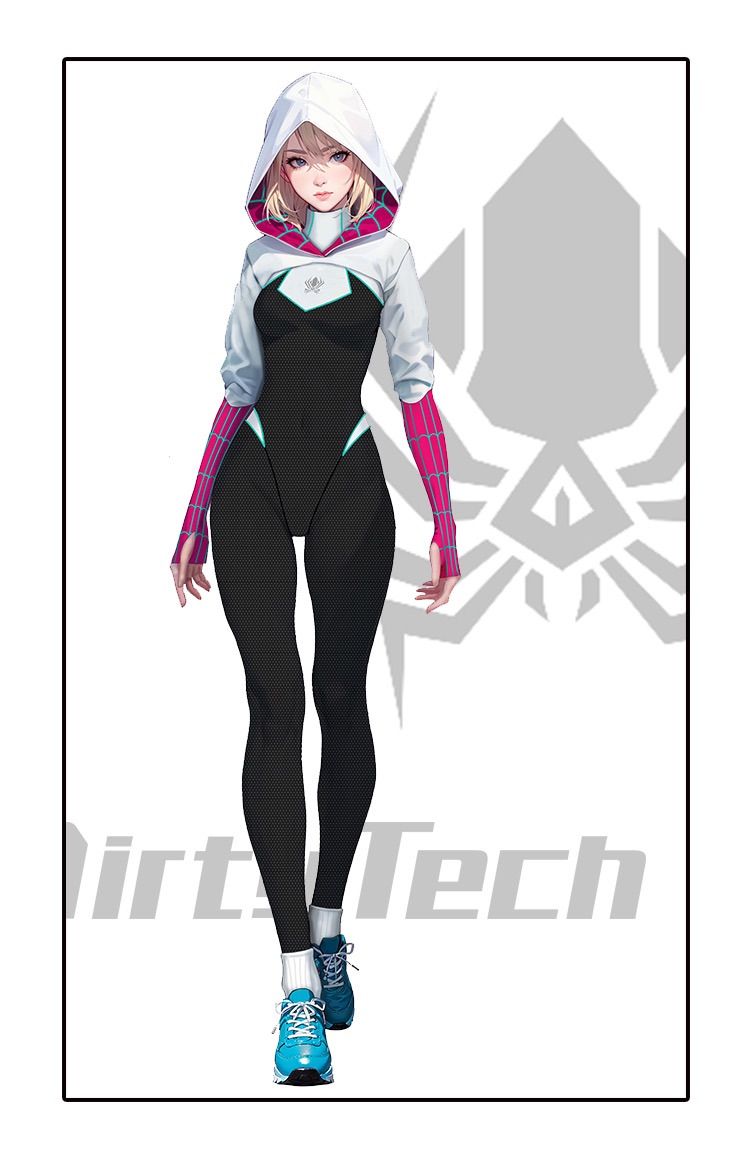 得体社 PUレーサー スパイダーウーマン風 コスプレ衣装