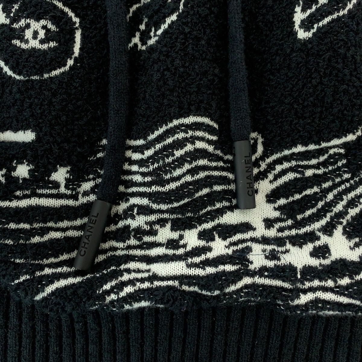 超美品 CHANEL シャネル ライオン ココマーク サイズ34 ブラック