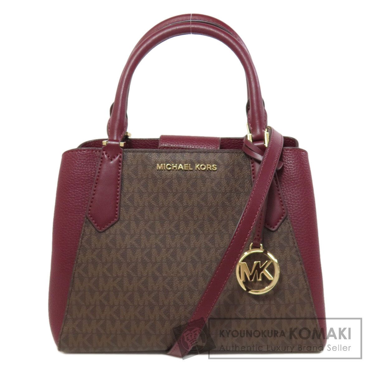 Michael Kors マイケルコース MKシグネチャー 2WAY ハンドバッグ PVC 