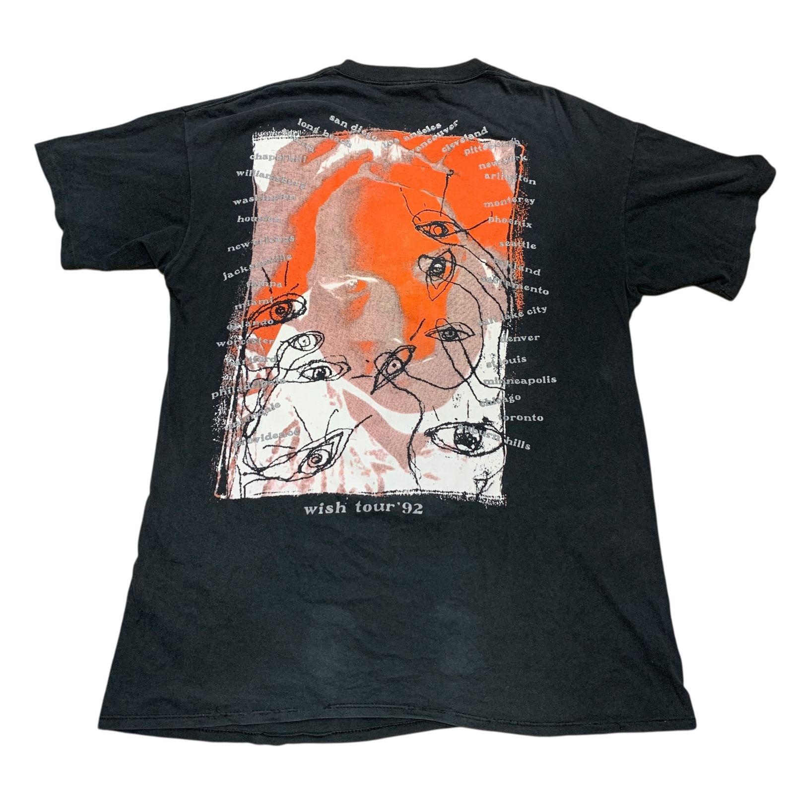 ◇品◇ 90s 希少 レア The Cure Wish Tour 1992 ヴィンテージ Tシャツ 
