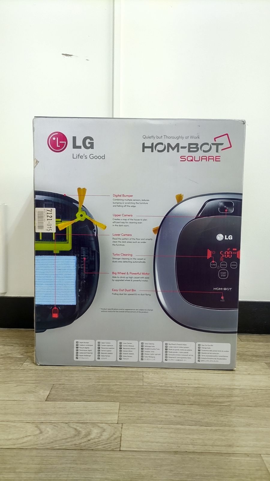 LG ロボット掃除機 HOM-BOT SQUARE ホームボット スクエア ASCII.jp：LG、新開発の四角いロボット掃除機でゴミ吸いまくり！
