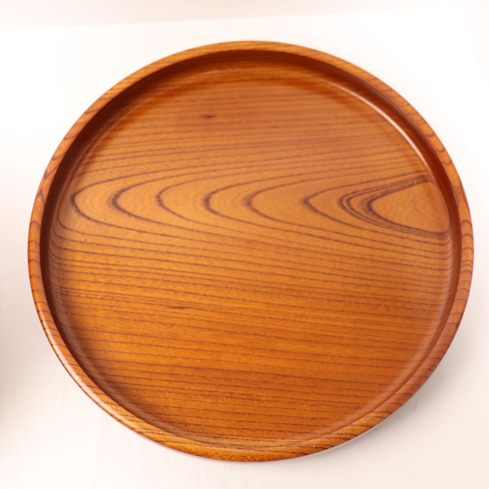 茶櫃蓋付き欅一枚板くり抜き