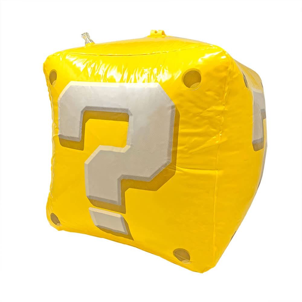 叩くと音が出る スーパーマリオ ハテナブロック サウンドバルーン 約30cm 公式 グッズ