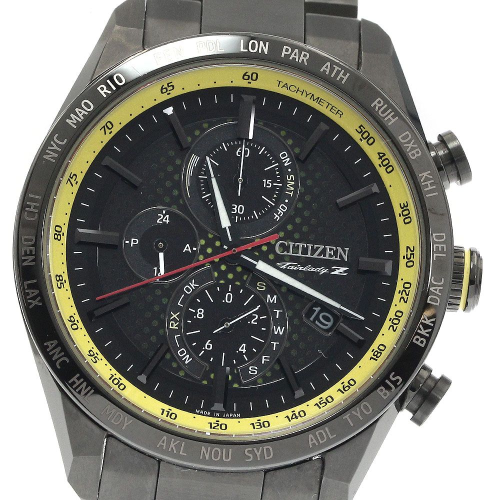 シチズン CITIZEN AT8185-89E|H804-T027679 アテッサ NISSAN FAIRLADY Z コラボ 世界 1700本 エコドライブ ソーラー電波 メンズ 内箱 保証書付き_888793