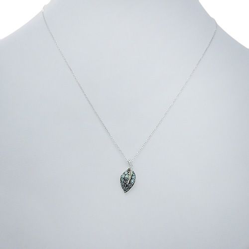 AL0.40/D0.05 アレキサンドライト ネックレス K18 ホワイトゴールド WG  