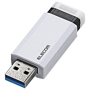 【中古】エレコム USBメモリ/USB3.1 Gen1/ノック式/オートリターン機能/32GB/ホワイト z2zed1b