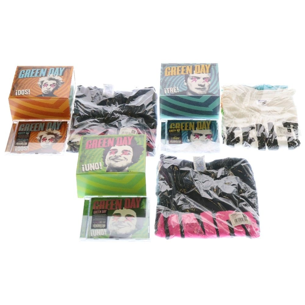 VINTAGE ヴィンテージ GREEN DAY TOUR 2012 UNO! TRE! DOS CDセット Tシャツ 3つセット
