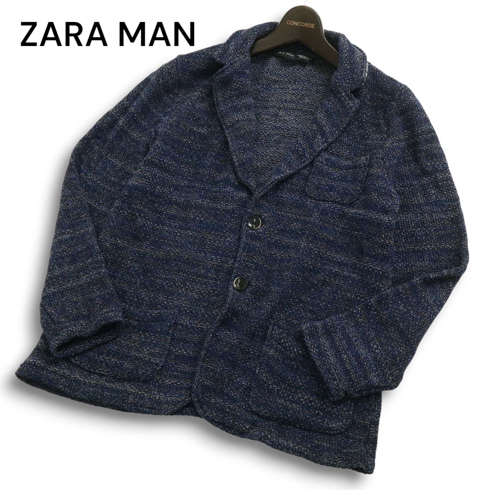 イタリア製☆ ZARA MAN ザラ マン 秋冬 ニット☆ ジャケット 
