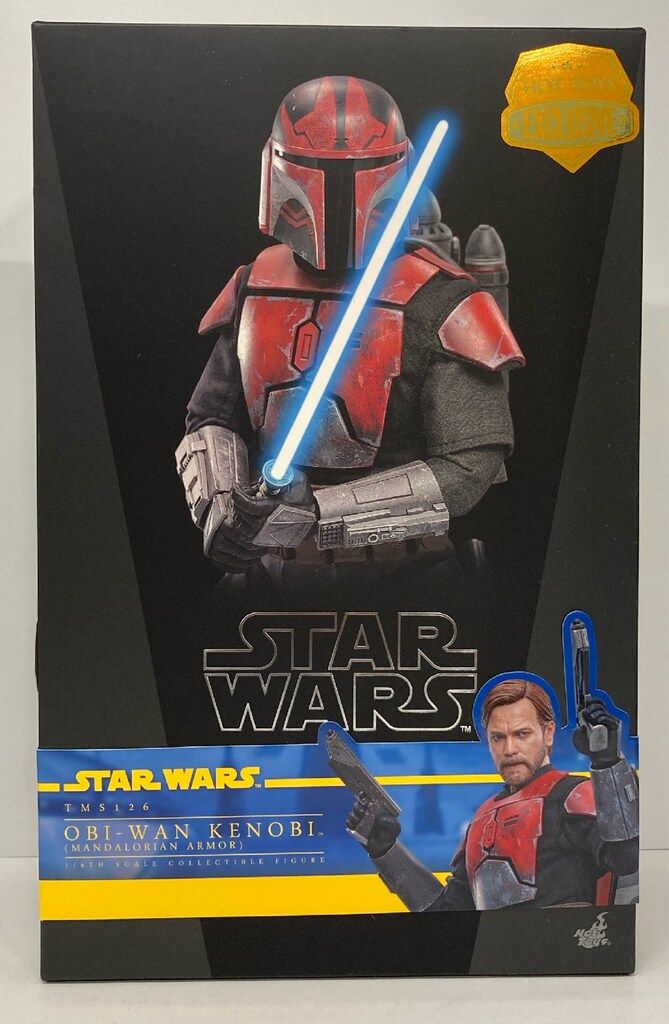 HOTTOYS TELEVISION MASTERPIECE OBI-WAN KENOBI(MANDALORIAN ARMOR) HOT TOYS EXCLUSIVE TMS126