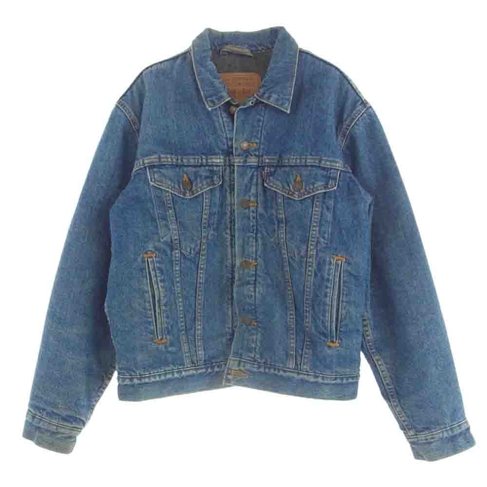 Levi's リーバイス 70506-0316 90's USA製 デニム ジャケット 裏地ブランケット 刻印527 インディゴブルー系 40【中古】