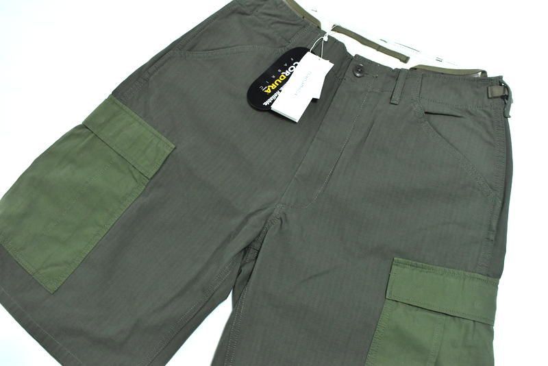 新品 nanamica Cargo Shorts 30 SUDS315 カーキ ナナミカ カーゴ
