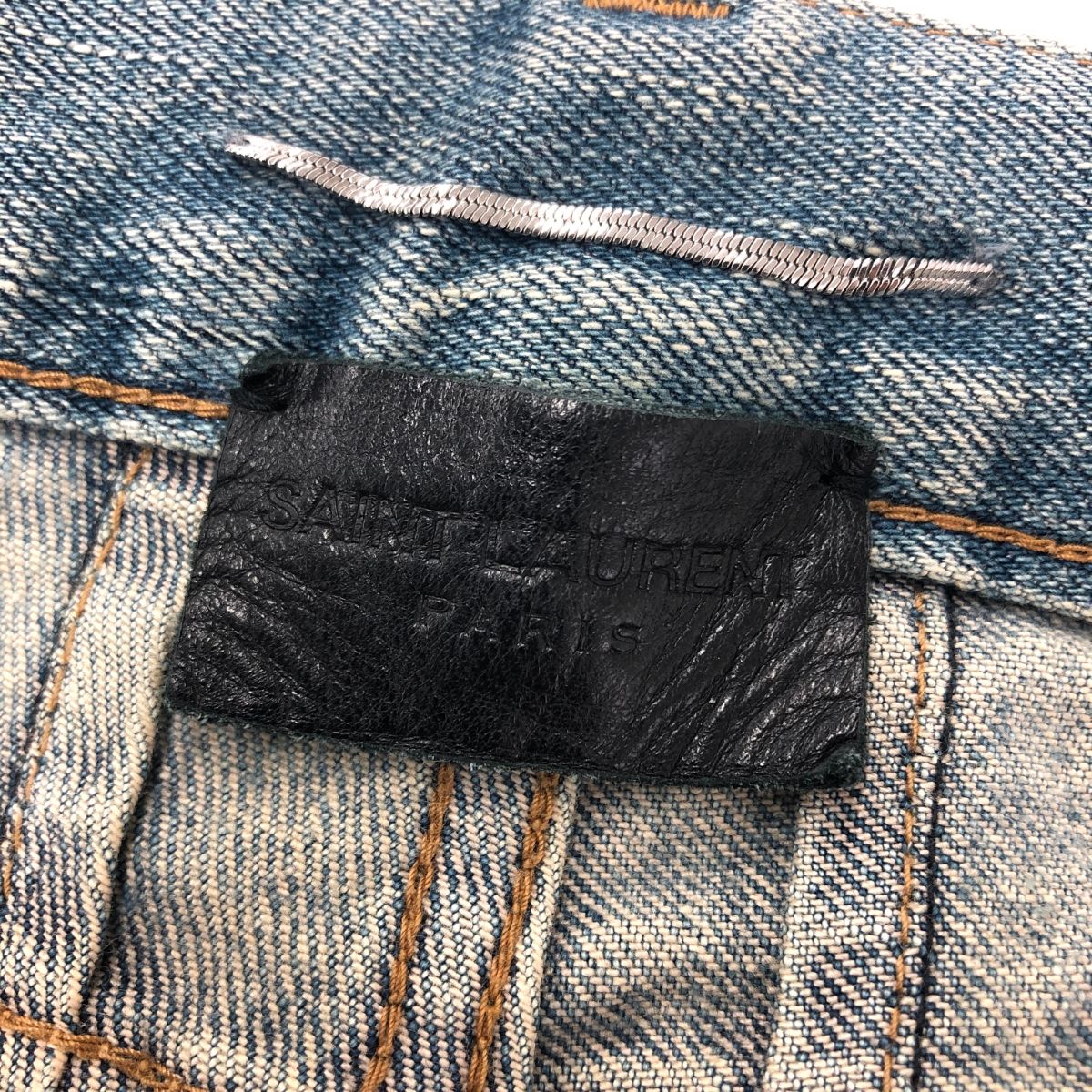 SAINT LAURENT PARIS サンローランパリ ダメージ加工 デニム パンツ 