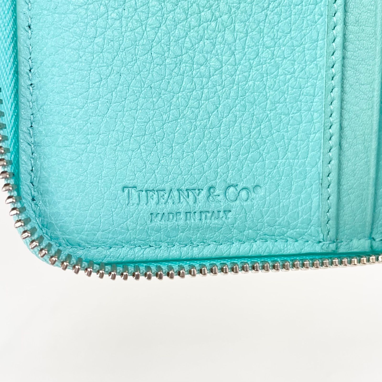 ほぼ未使用 極美品 TIFFANY&Co. ティファニー レザー