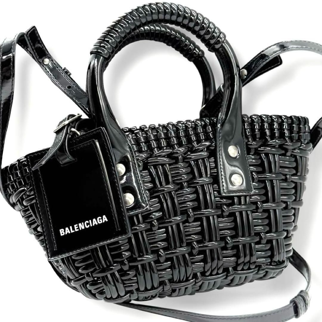 バレンシアガ　ビストロXXS 2way ショルダーバッグ　ブラック　3787 バレンシアガ ビストロXXS 2way ショルダーバッグ ブラック 3787