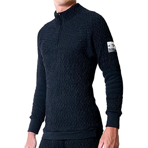 ひだまり] [紳士用] 長袖ハイネックアンダー 防寒インナー あったか肌着 ひだまり] [紳士用] ハイネックアンダー 防寒インナー あったか肌着