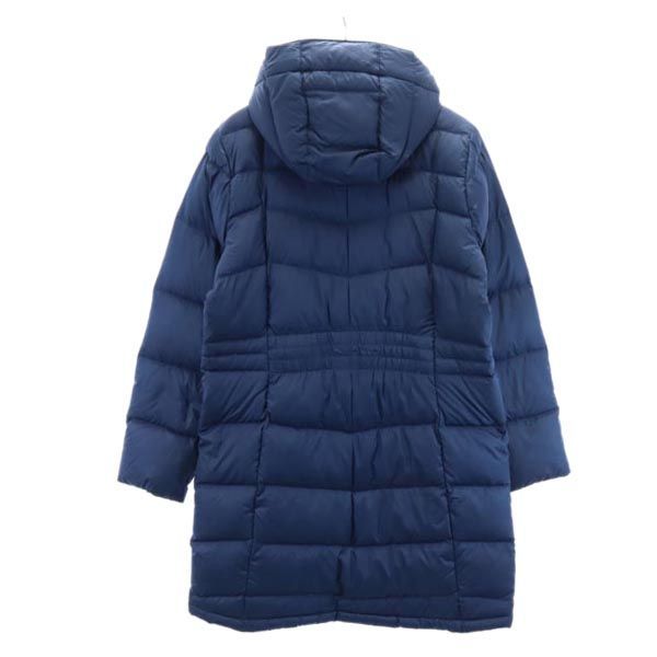 エルエルビーン ダウンコート M ネイビー L.L.Bean フード レディース 