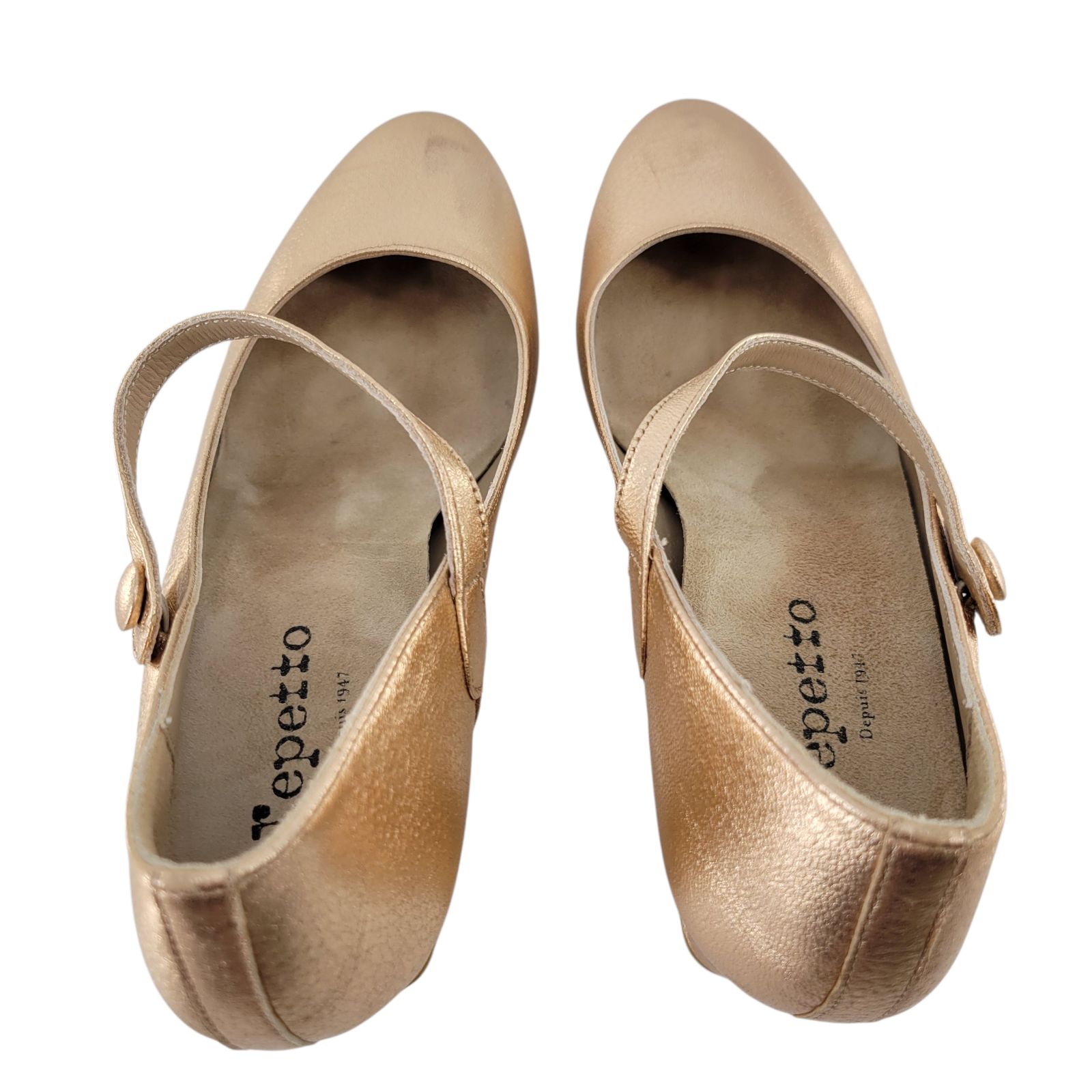 repetto PARIS レペット ハイヒール パンプス ピンクゴールド 37